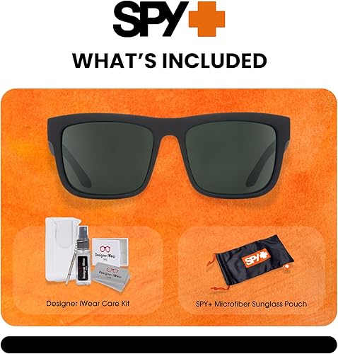 Miniatura 2 de SPY Discord Rectangle Sunglasses for Men + BUNDLE with Designer iWear Eyewear Kit