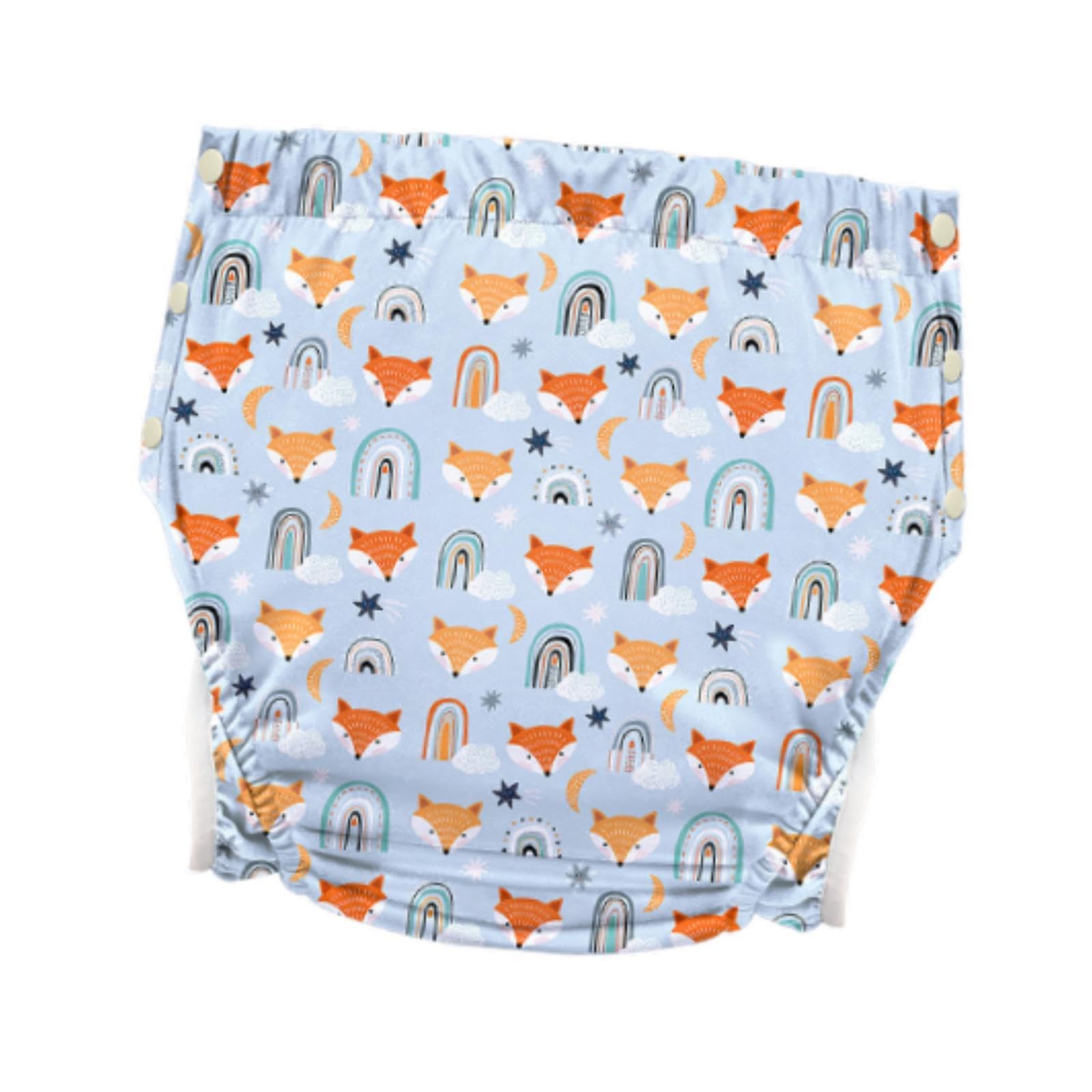 Generic Couche lavable en tissu pour adultes, couvre-couche à poche pour Incontinence, slip Anti-fuite pour hommes, Renard Xxl