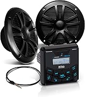 Vista 11 de BOSS Audio System gama completa – Altavoces marinos resistentes a la intemperie de 2 vías, se venden en pares