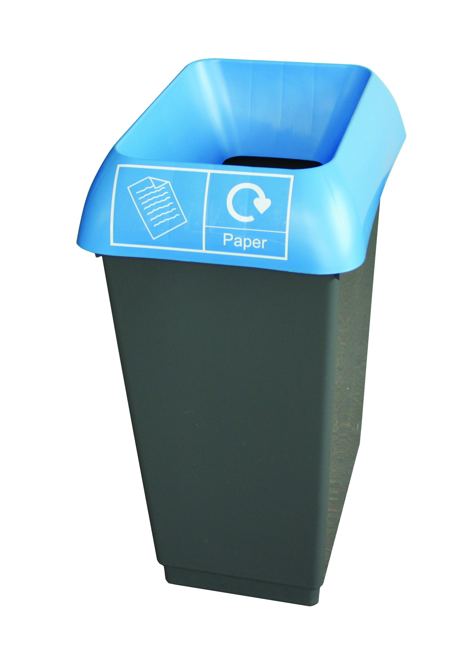 Buy Chabrias Ltd 50 Litre Recycling Waste Bin Made in England From 100 Recycled Plastic (Blue