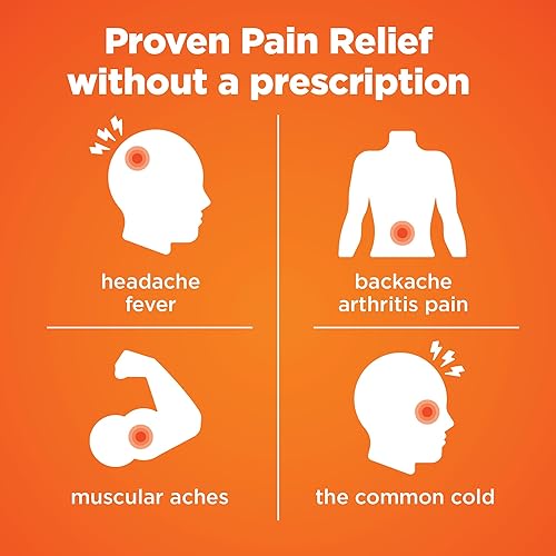 Miniatura 2 de Tienda Basic Care Tabletas de ibuprofeno, 200 mg, analgésico y reductor de fiebre, para artritis, dolor de muelas, dolor de espalda y más, 100