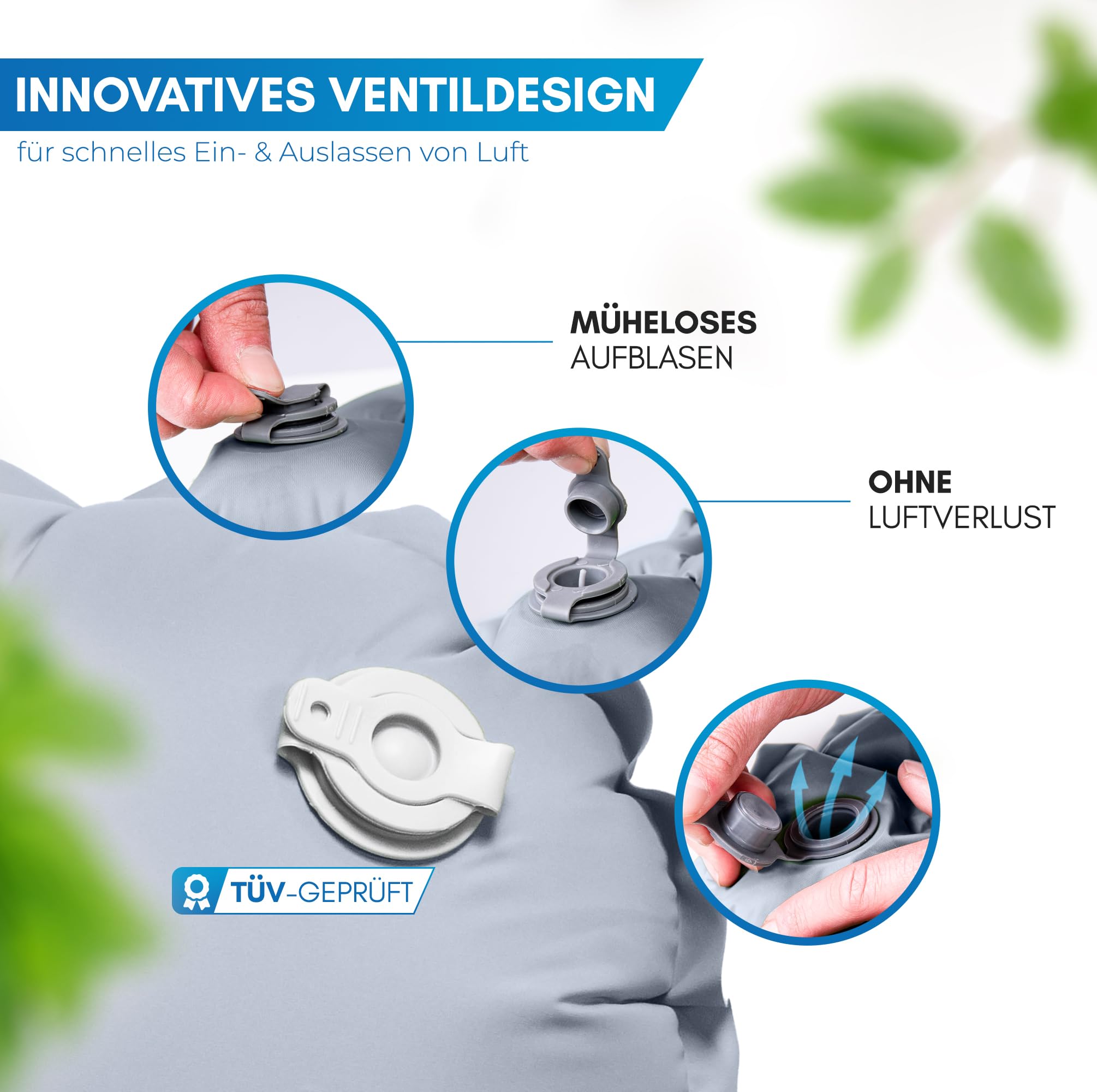 NORDMUT® Karimata outdoorowa [z zestawem naprawczym] karimata kempingowa | ultralekka karimata do wędrówek, aktywności na świeżym powietrzu, na kemping – mały rozmiar po spakowaniu