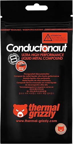 Miniatura 8 de Pasta grasa Thermal Grizzly conductonaut Thermal, 0.04 oz