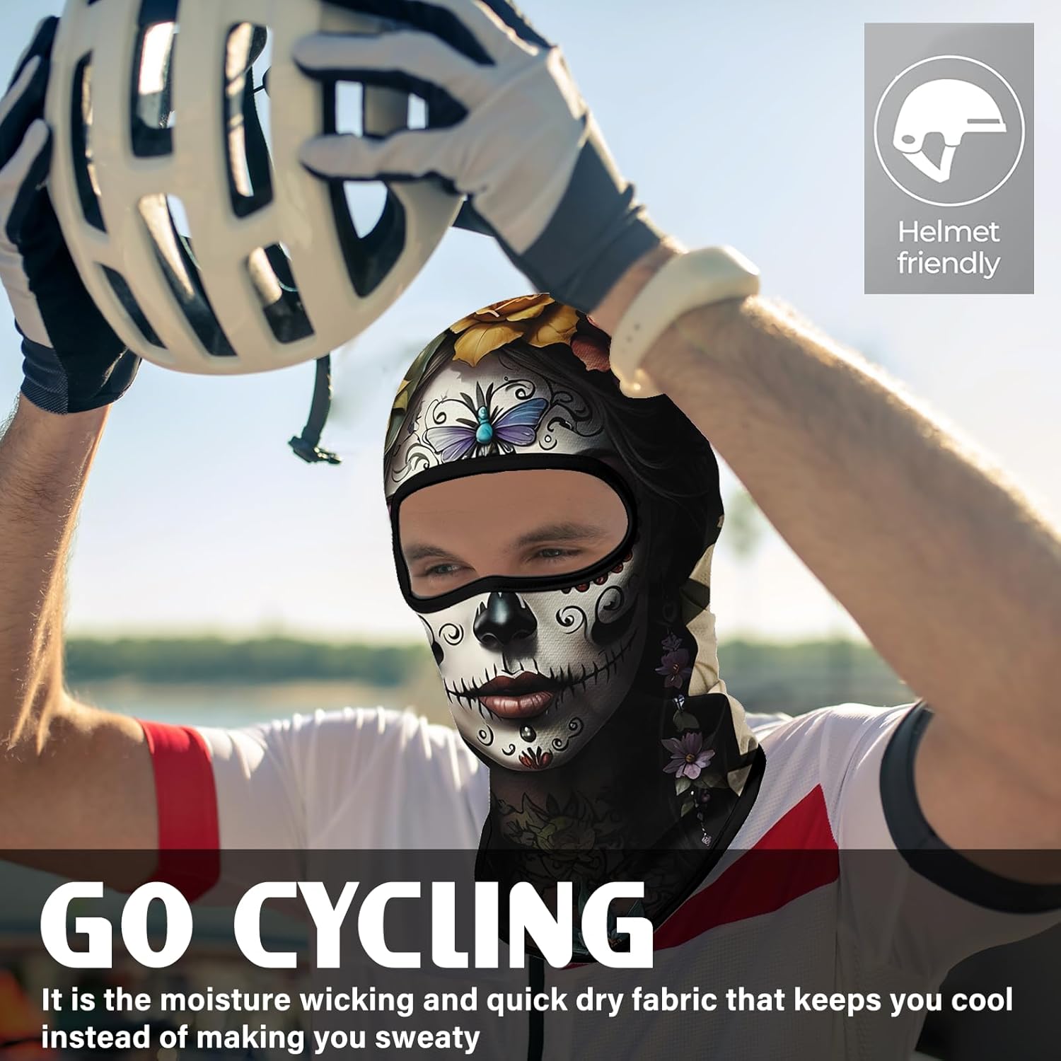 Obacle Balaclava Face Mask for Men Women Motorcycle Ski Hunting Cycling Fishing - Image 4