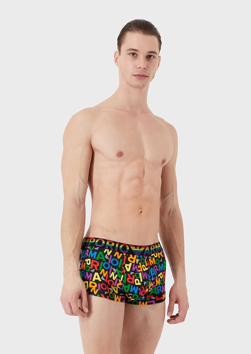 Emporio Armani Rainbow Logo 2-Pack Trunks