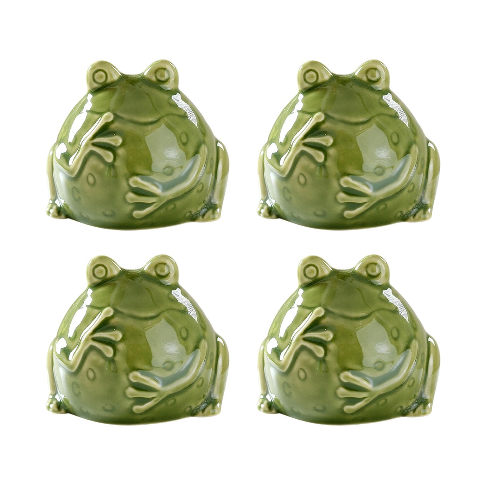 APGLSXY Whimsical Marine Design Toilet Bolt Cover Set 4PCS Ceramic Bathroom Decoration Items Sea Theme Bathroom Decor