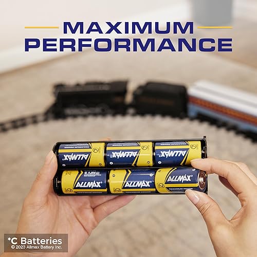 Miniatura 6 de Allmax C - Baterías alcalinas de máxima potencia (12 unidades)  Ultra larga duración, vida útil de 7 años, diseño a prueba de fugas, 1.5 V