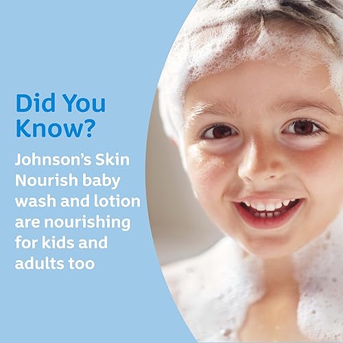 Miniatura 4 de Johnsons Skin Nourish - Loción hidratante para bebés con aroma a aloe vera y vitamina E loción corporal suave y ligera para toda la familia
