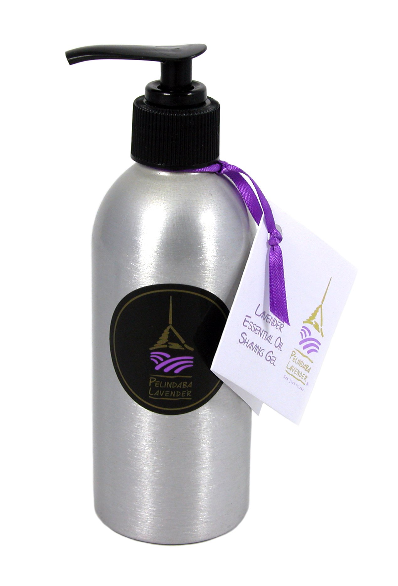 Pelindaba Lavender Shaving Gel with Organic Lavender Essential Oil - 7 fl oz