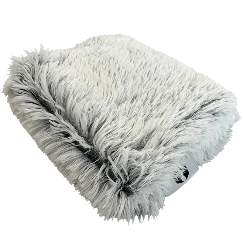 Manta leve e portátil para cães em fleece de poliéster, PJYuCien, Gray, Small 60,96 x 81,28 cm