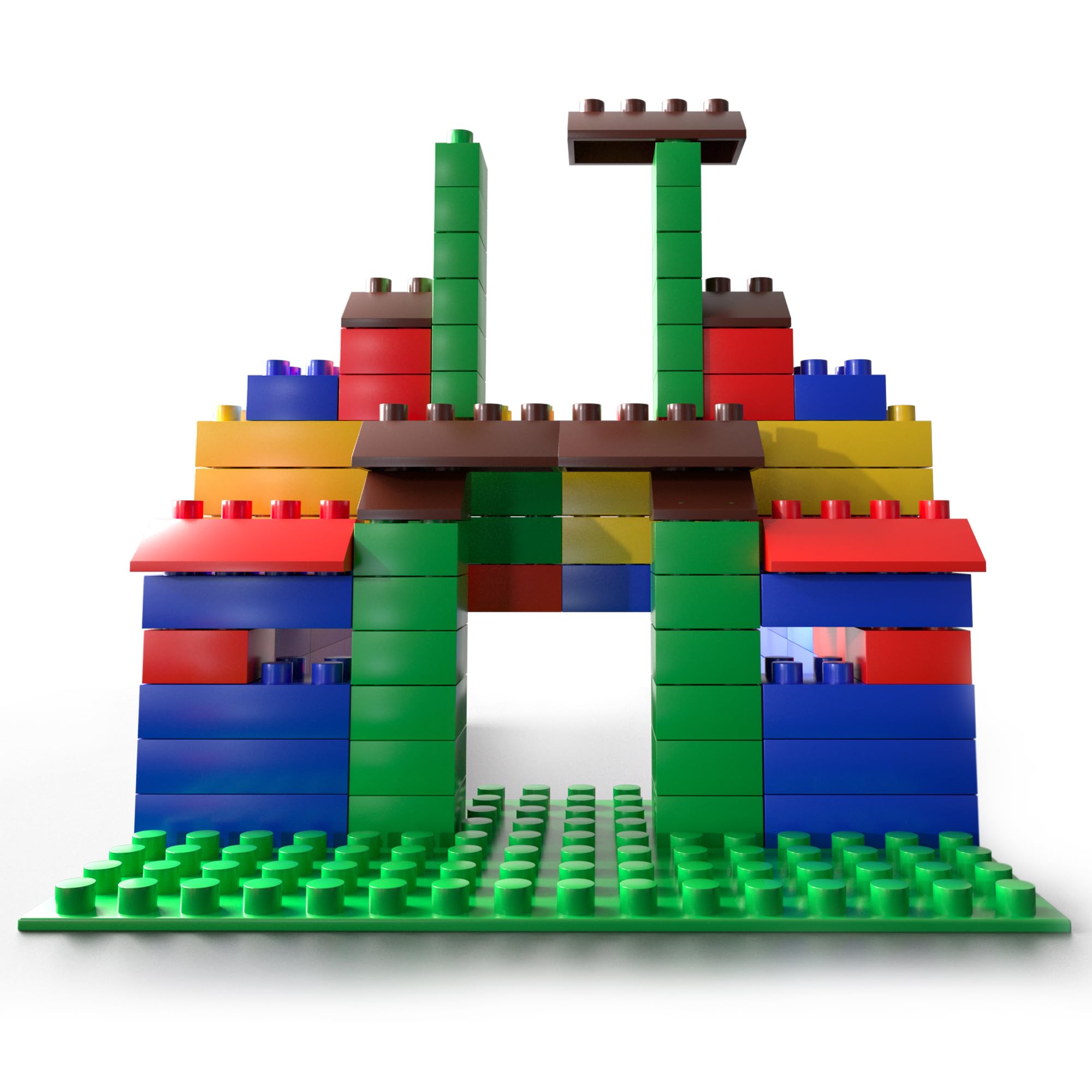 BAYBEE 158 Pcs Building Blocks for Kids | DIY Creative Construction Bricks Set | Educational Puzzle Toys for Boys & Girls | Learning Block Games for Children