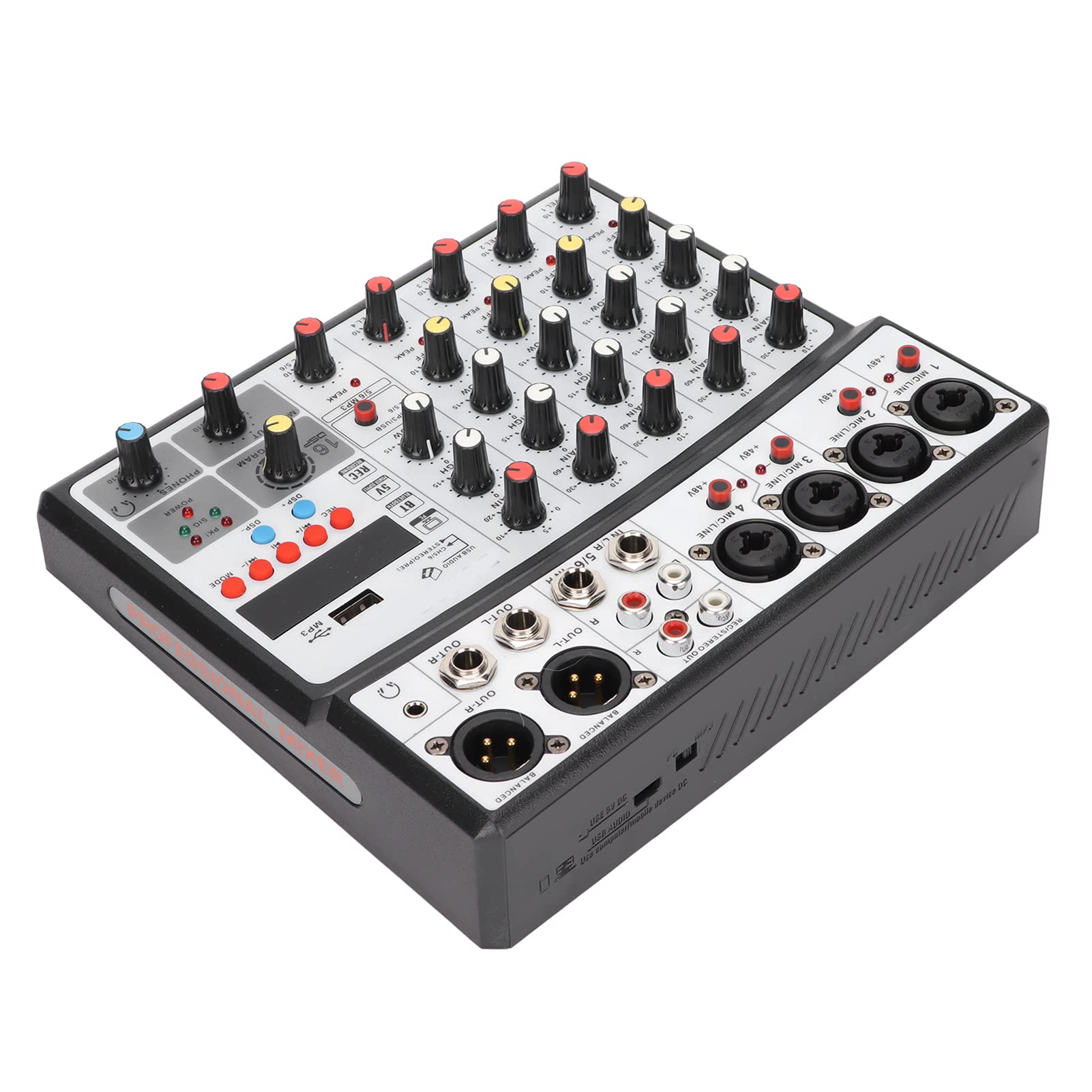 Amazon.co.jp: SoundBoardミキサー、DJ用多機能Bluetooth6チャンネル