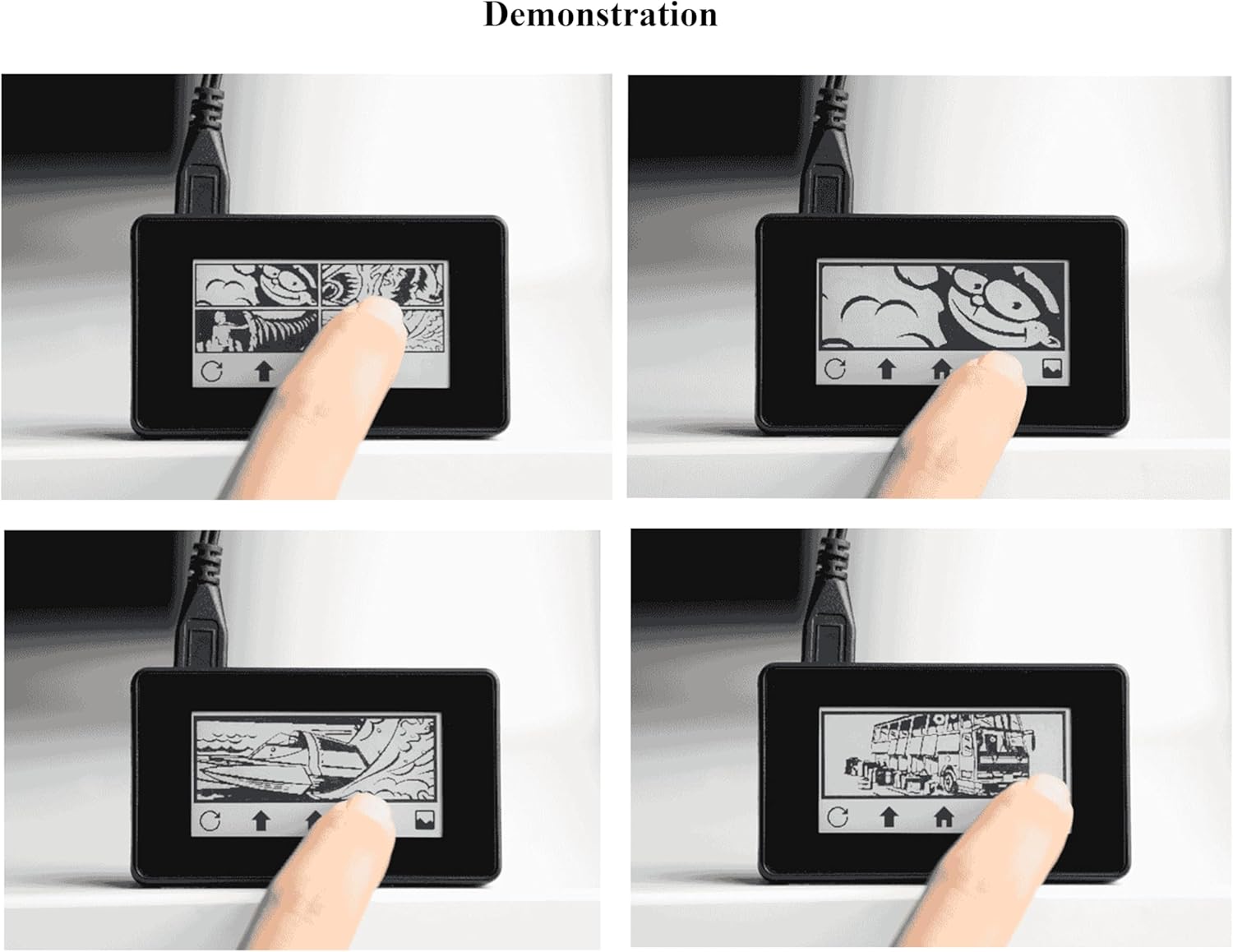 Display E-Paper Touch 2.13" Per Raspberry Pi Zero - Schermo E-Ink 250x122 Pixel