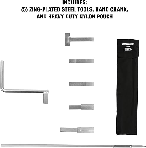 Miniatura 2 de OEMTOOLS 24219 Juego de extracción de neumáticos de repuesto, kit de emergencia en carretera para quitar neumáticos de repuesto, uso con una