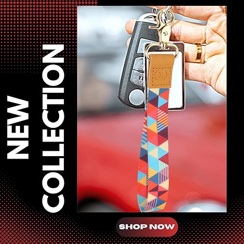 Miniatura 8 de Cordón para llaves, elegante juego de llaveros para cuello y muñeca, para soporte de tarjetas de identificación, llavero, billetera. Usos 8 en 1,