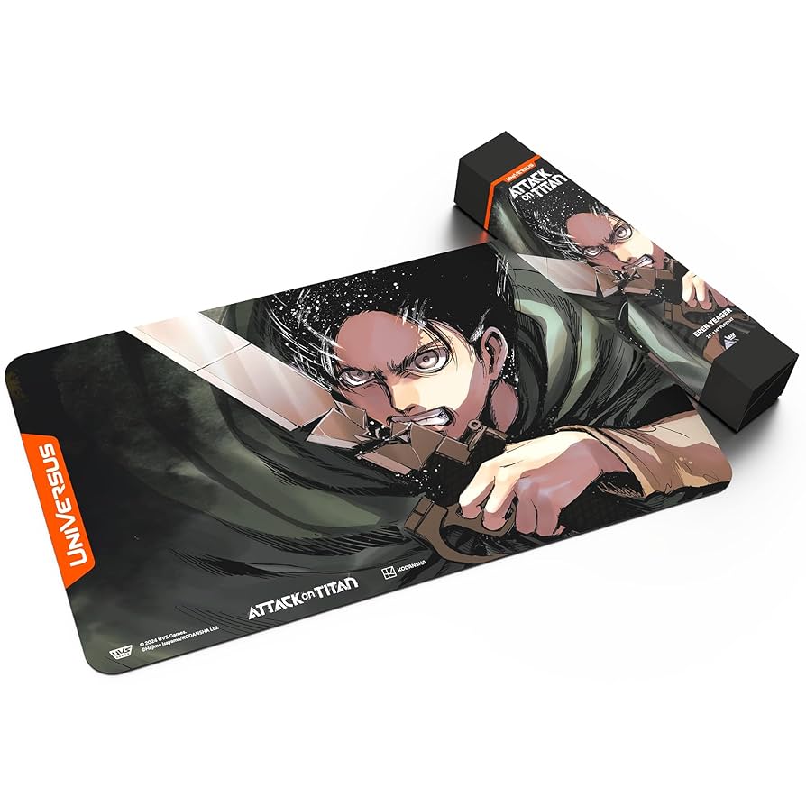 非売品 未使用 ジーククローネ 進撃の巨人 プレイマット リヴァイ エレン 非売品 未使用 ジーククローネ 進撃の巨人 プレイマット