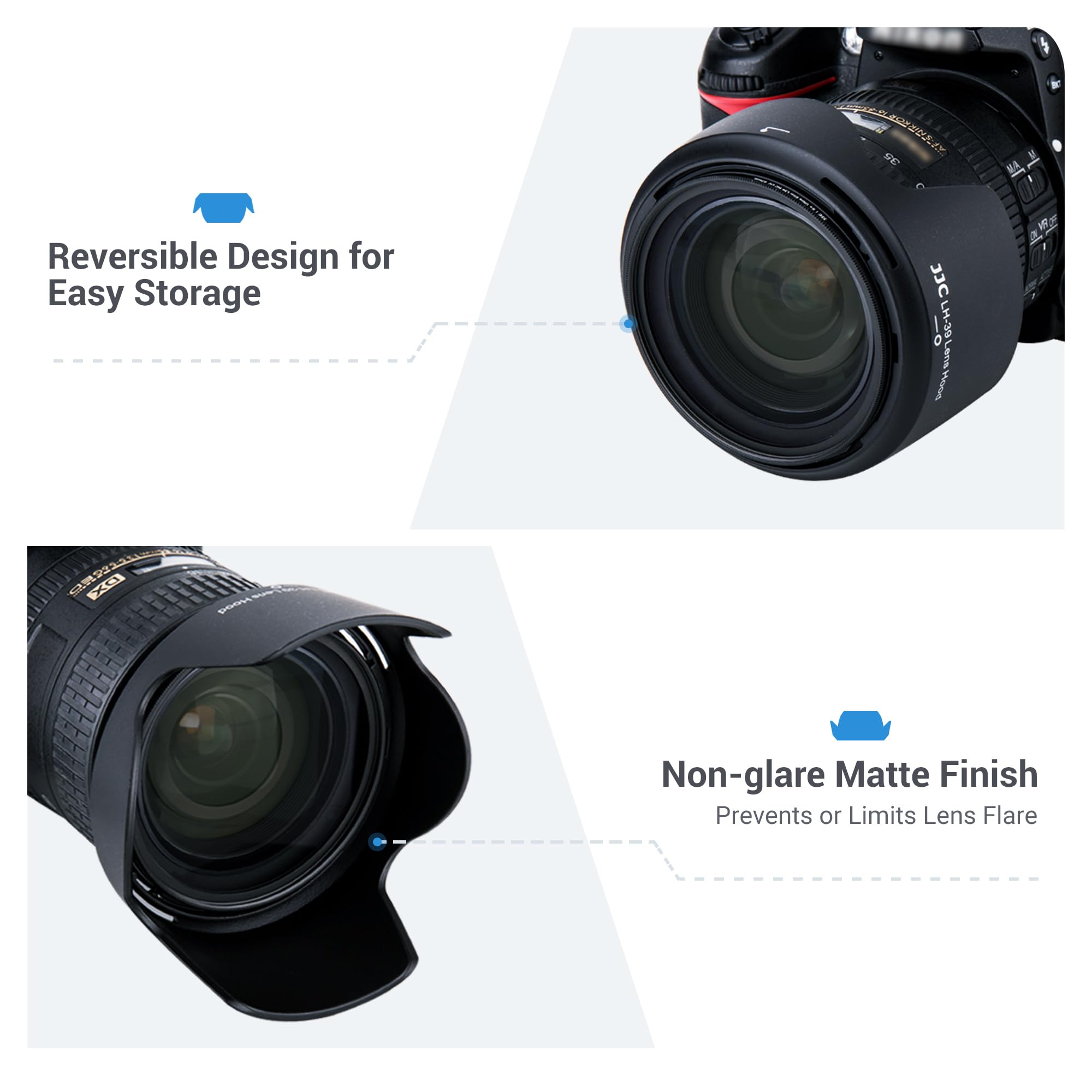 Runshuangyu HB-39 バヨネットレンズフード Nikon AF-S Amazon | JJC Nikon HB-39 可逆式バヨネット式レンズフード