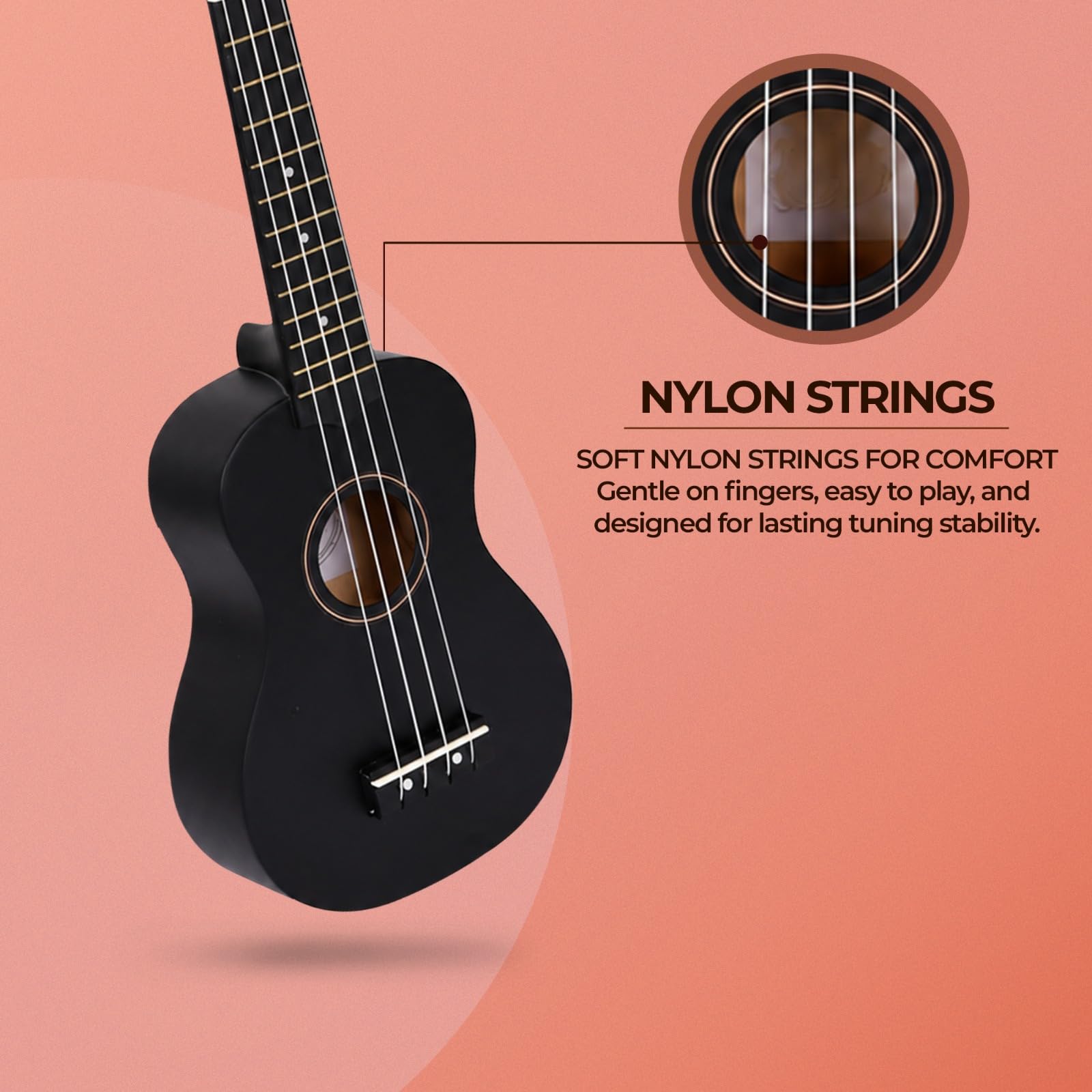 REVEL 21" Soprano Ukulele - Beginner Friendly -4 REVEL 21" Soprano Ukulele - Beginner Friendly -4