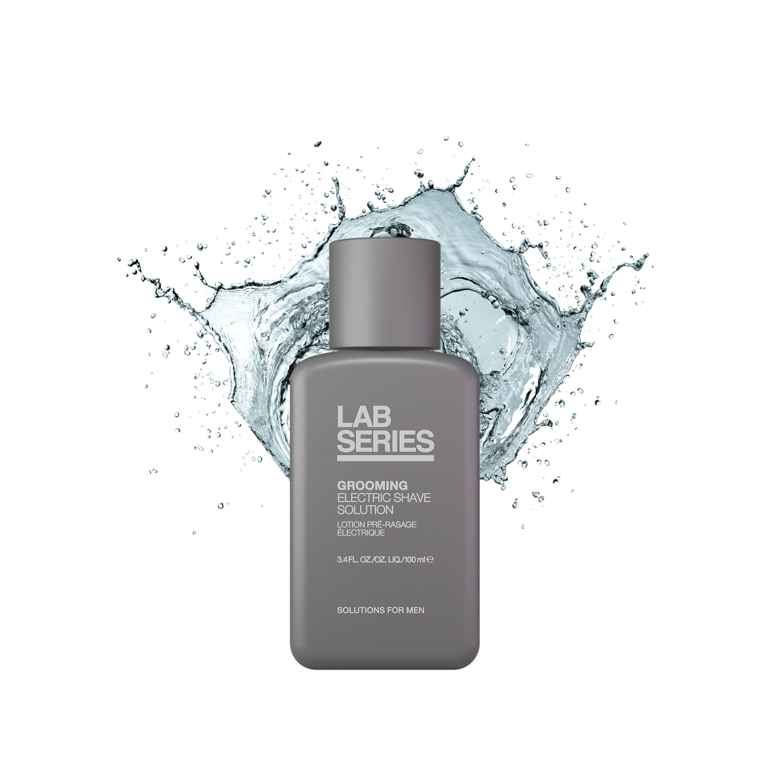 Lab Series Men's Grooming Effortless Pre-Electric Shave Solution - Cools & Refreshes Skin - Skin Care for Men, 3.4 Fl Oz