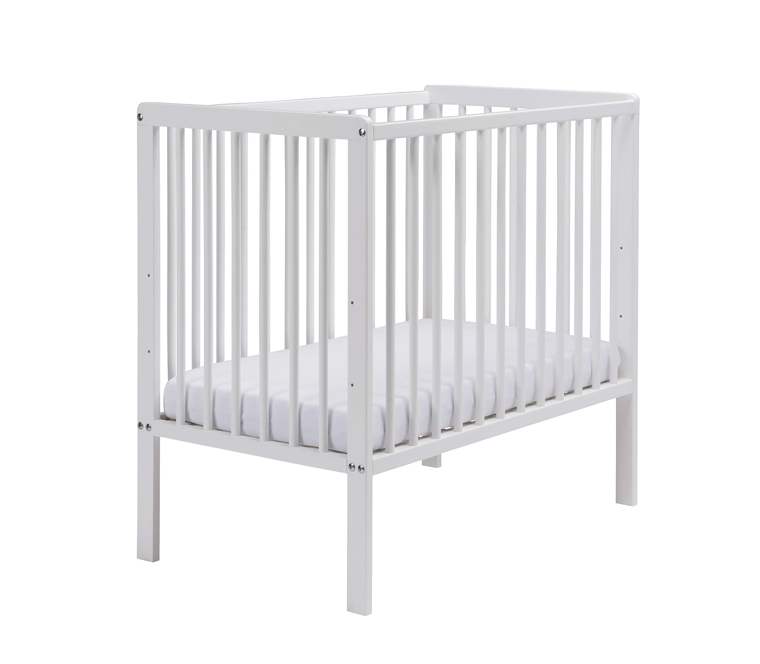 Buy East Coast Nursery Carolina Space Saver Cot White with Spring