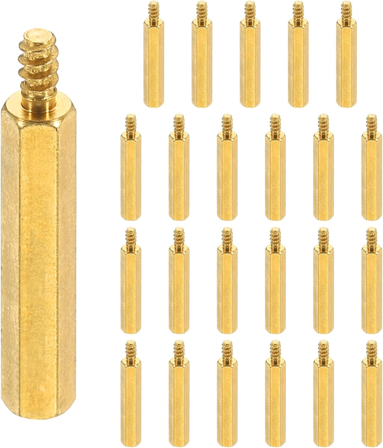 Amazon.com: PATIKIL 24pcs M3 Male to Female Self-Tapping Hex Standoffs ...