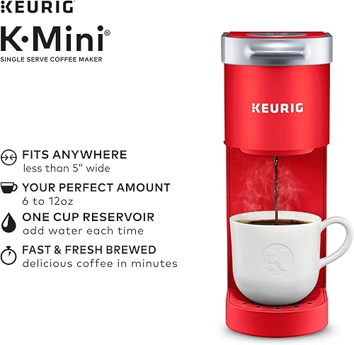 Miniatura 7 de Keurig K-Express - Cafetera de cápsulas K-Cup de una sola porción, color negro, 12.8 pulgadas de largo x 5.1 pulgadas de ancho x 12.6 pulgadas de