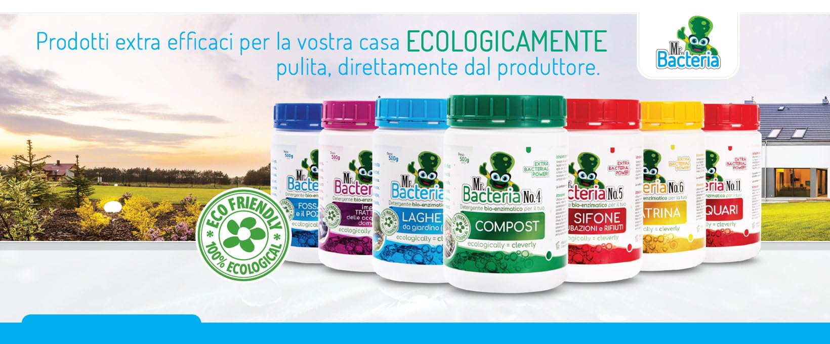 Mr. Bacteria No.10 DISGORGANTE SGRASSATORE bio-Enzimatico per TUBATURE e SIFONI, OLII e GRASSI, Rimuove Grasso, Olio e Unto da Fosse Settiche e Scoli, Pulizia Scarichi Domestici 500g - 6 pezzi