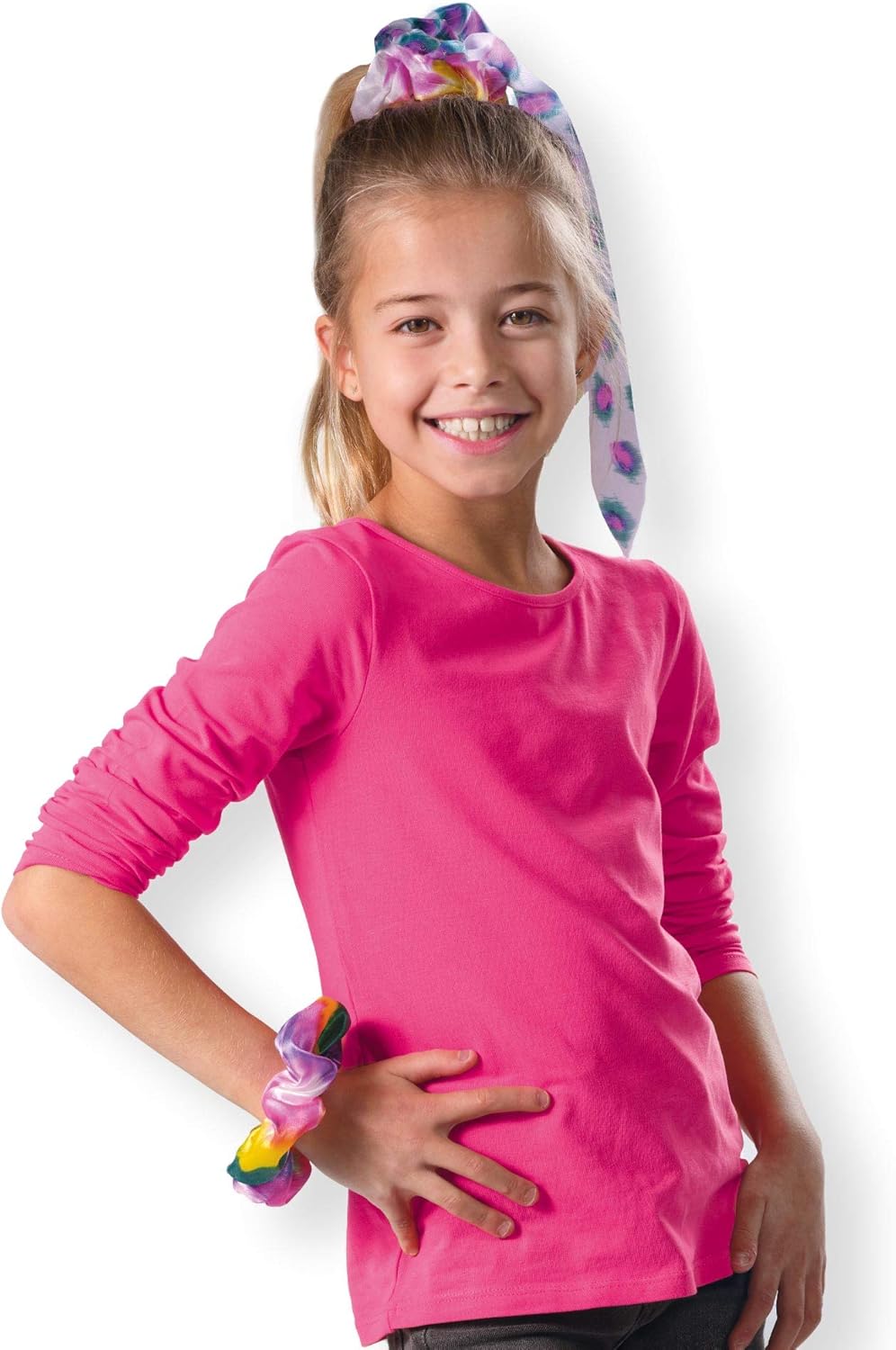 SES Creative 14140 Fashion Glitter scrunchies, Small