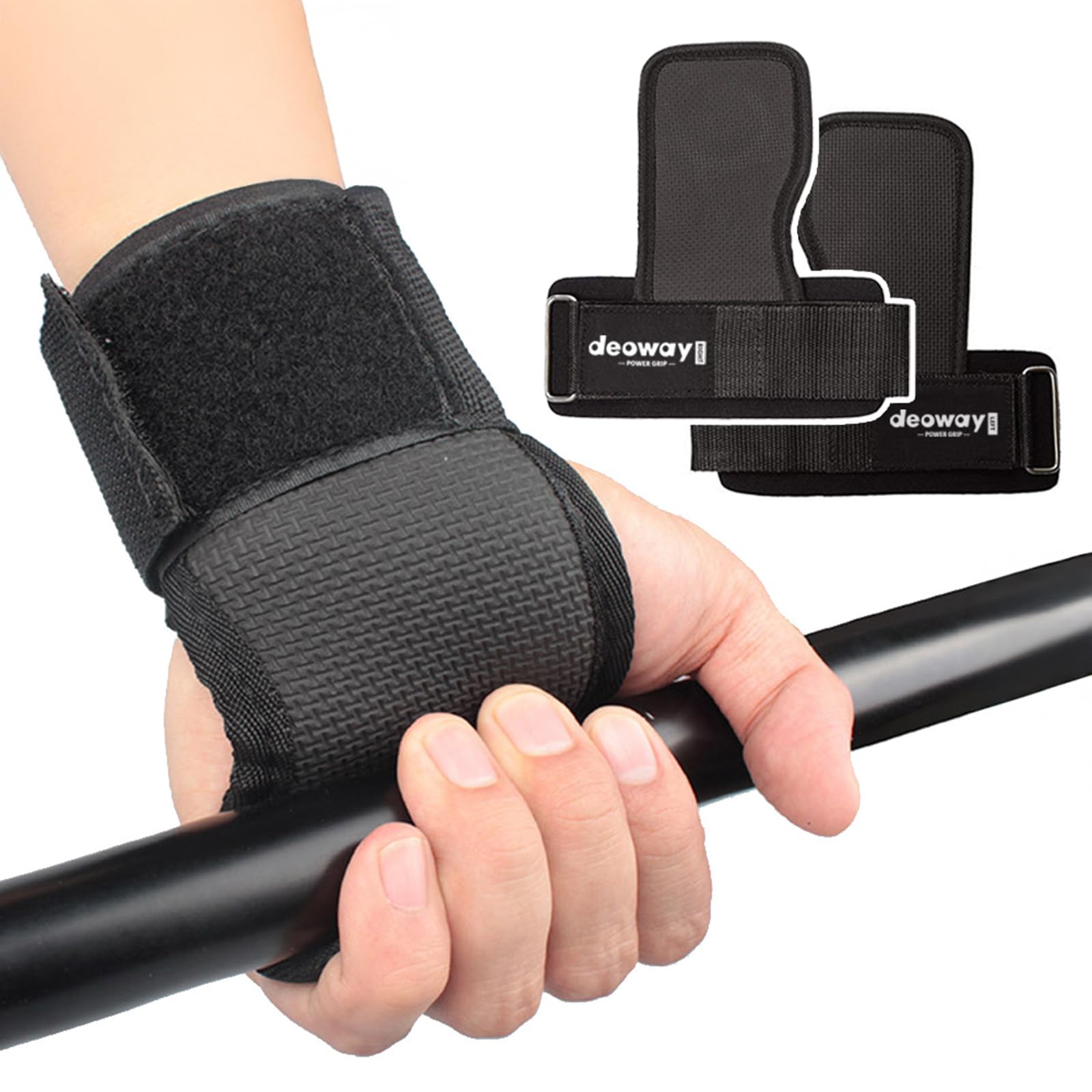Amazon.co.jp: [deoway] パワーグリップ PRO 左右セット 筋トレ