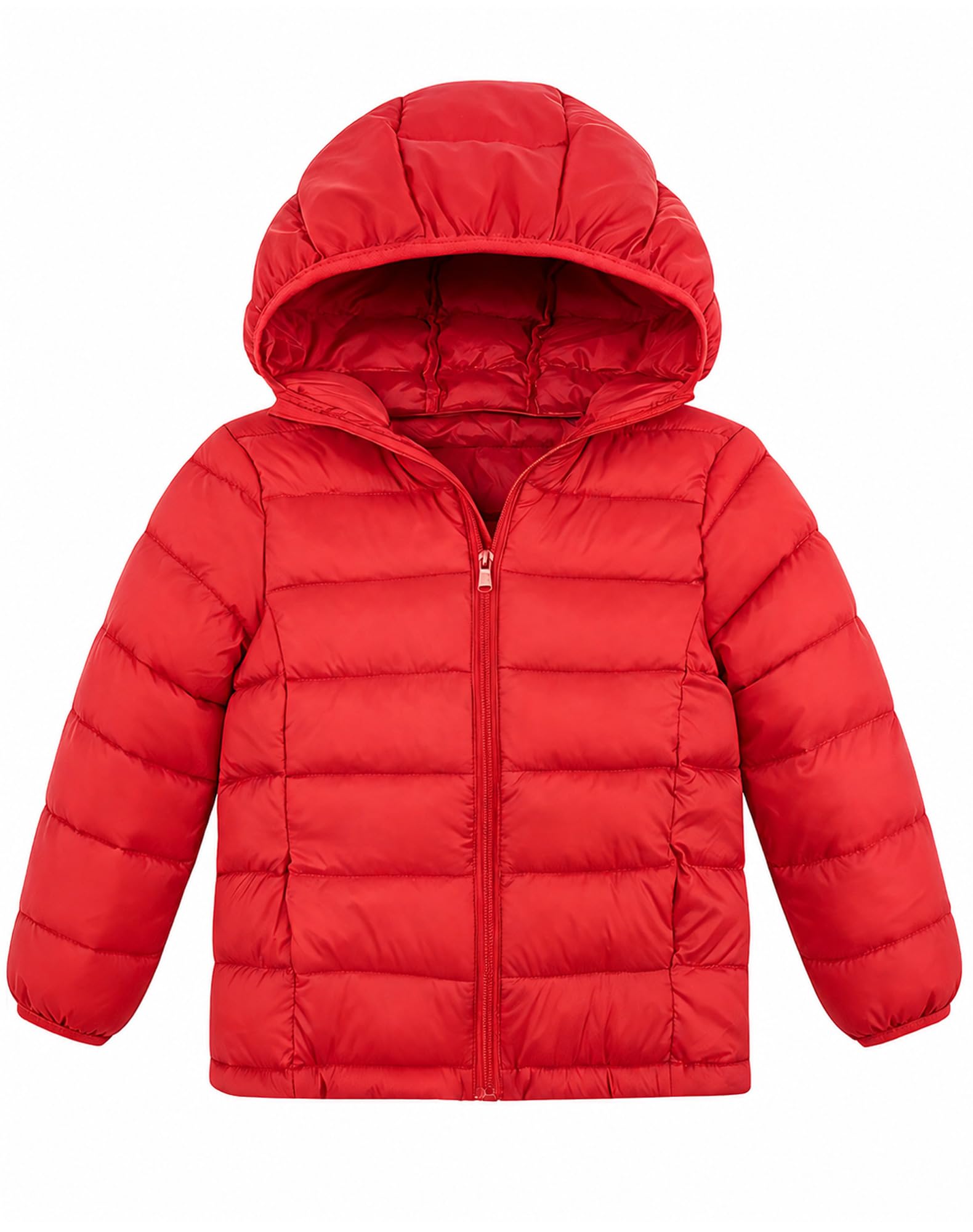 Lovekider Girls Winter Coat Shiny Gradient Lightweight Puffer Jacket 4-12Y