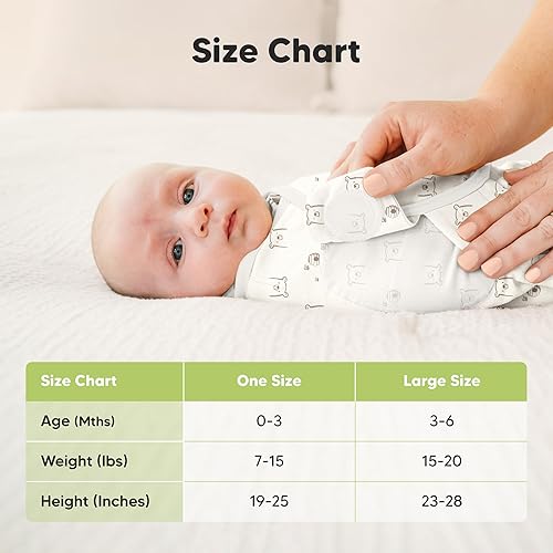 Miniatura 7 de KeaBabies Paquete de 3 sacos de dormir para bebé con cremallera, saco de dormir para recién nacido, saco de dormir para bebés de 0 a 3 meses