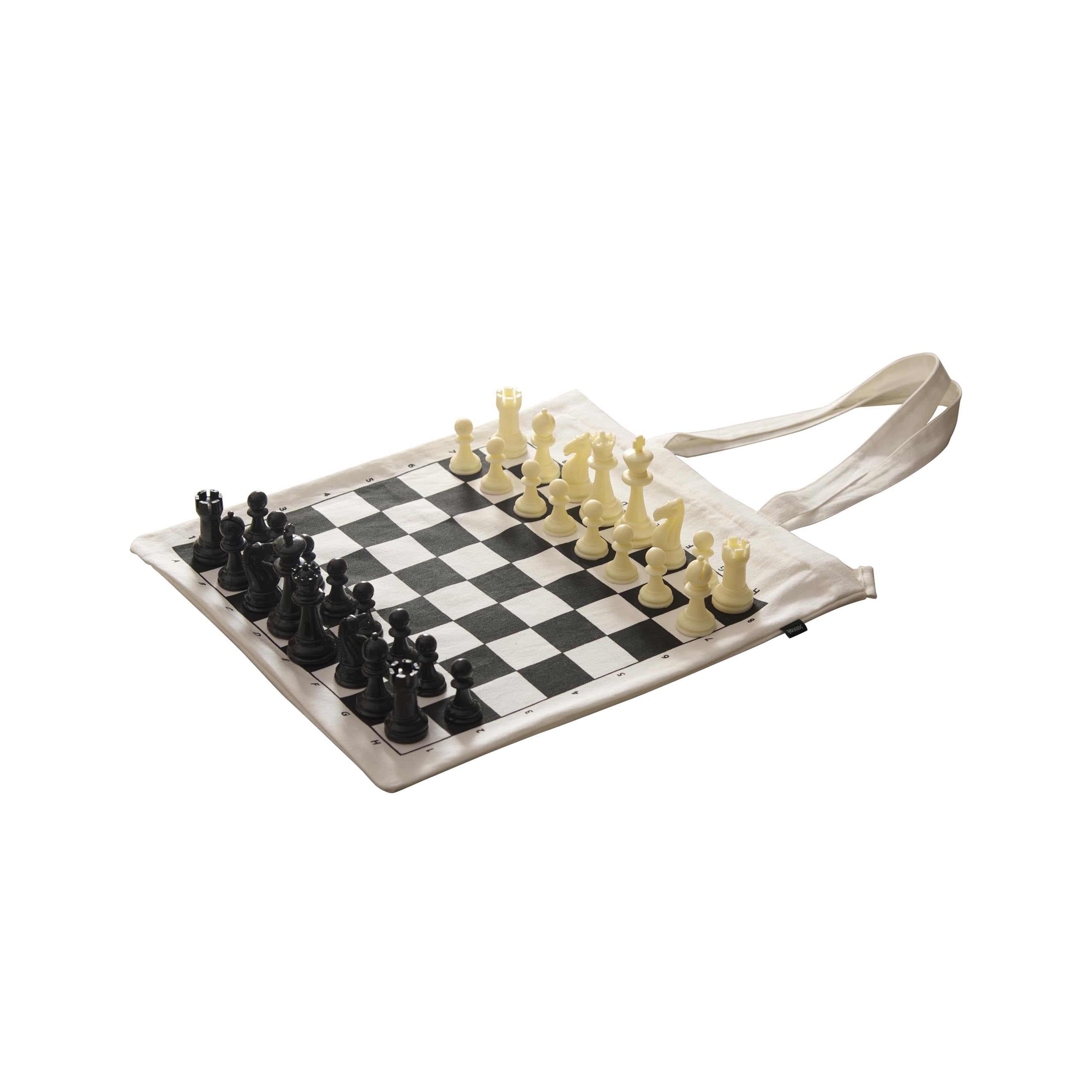Stonkraft Roll-up Chess Board with Chess Pieces - Image 2