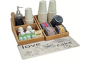 IMAJINAAR Bamboo Craft Station with Storage