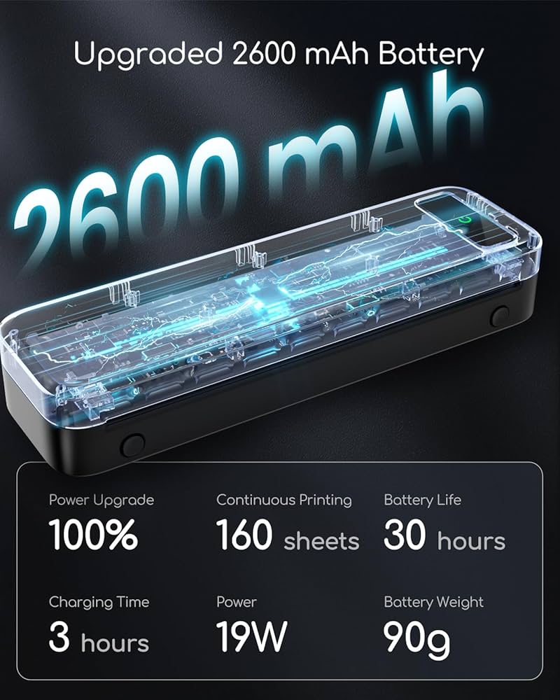 x^=)ニャー 580（019）(120)モバイルプリンター Amazon.com