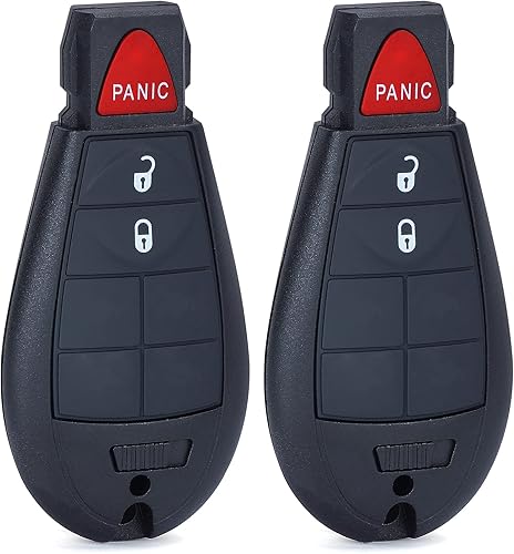 2 llaves de automóvil con control remoto sin llave GQ4-53T para Dodge Ram 1500 2500 3500 4500 5500 2013 2014 2015 2016 2017 2018 2019 2020 2021