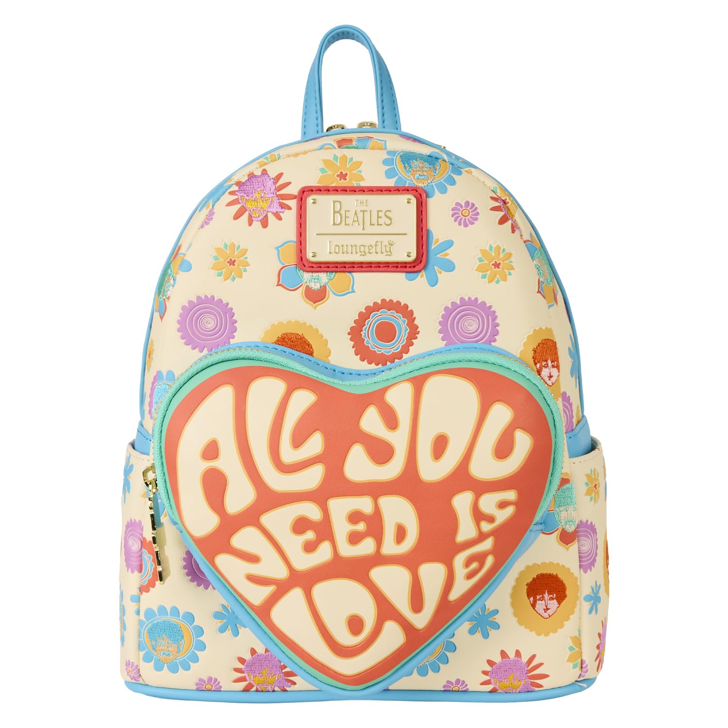 The Beatles Loungefly Mini Backpack NWT Loungefly The Beatles Yellow Submarine Mini Backpack And  main image 4