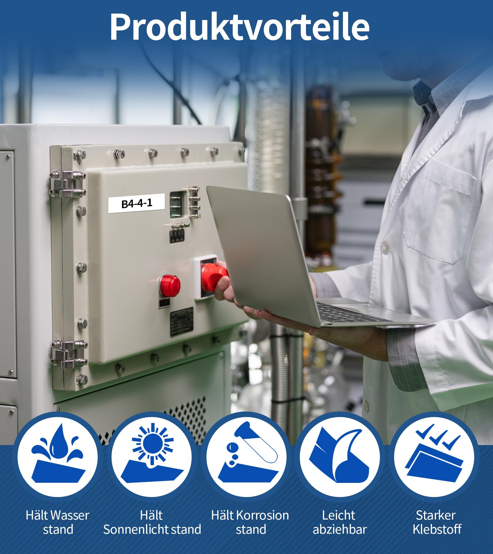 Aken Etichette Compatibile con M21-500-499, Compatibile con BMP21-PLUS | Etichette Adesive Permanenti in Tessuto di Nylon, 12,7 mm x 4,88 m, Confezione da 3