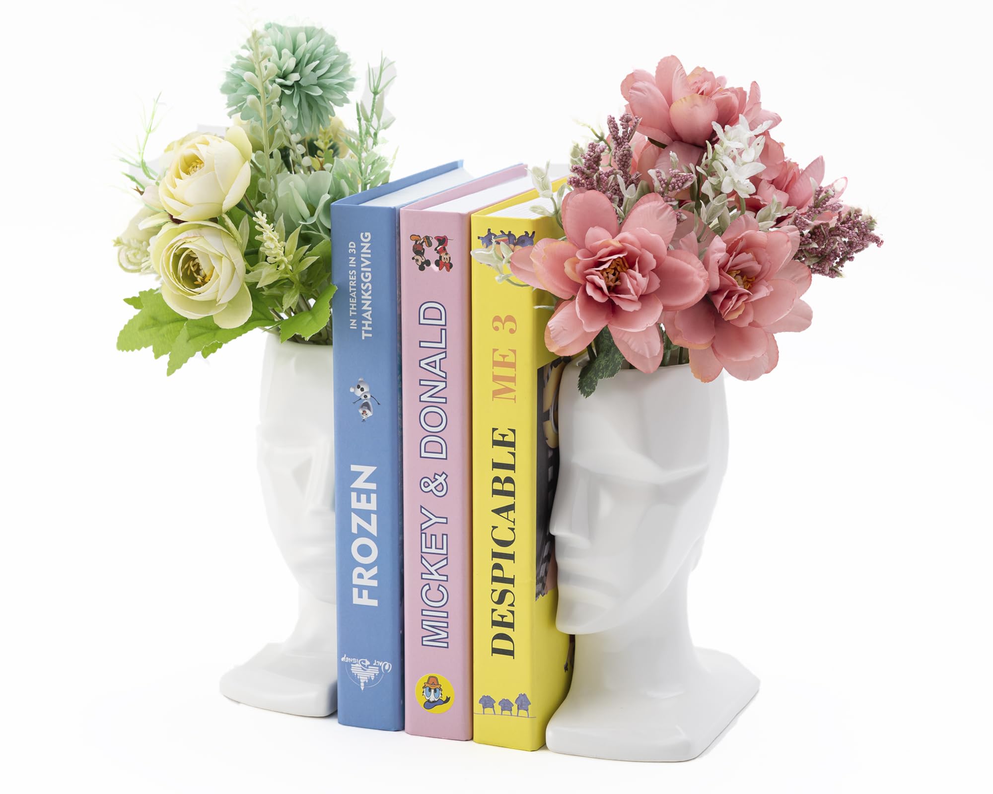 Vintage Cat Decor Vintage Cast Iron Cat Bookends - 2-Piece Black Decorative Book Stoppers For Heavy Books Unique Book Ends