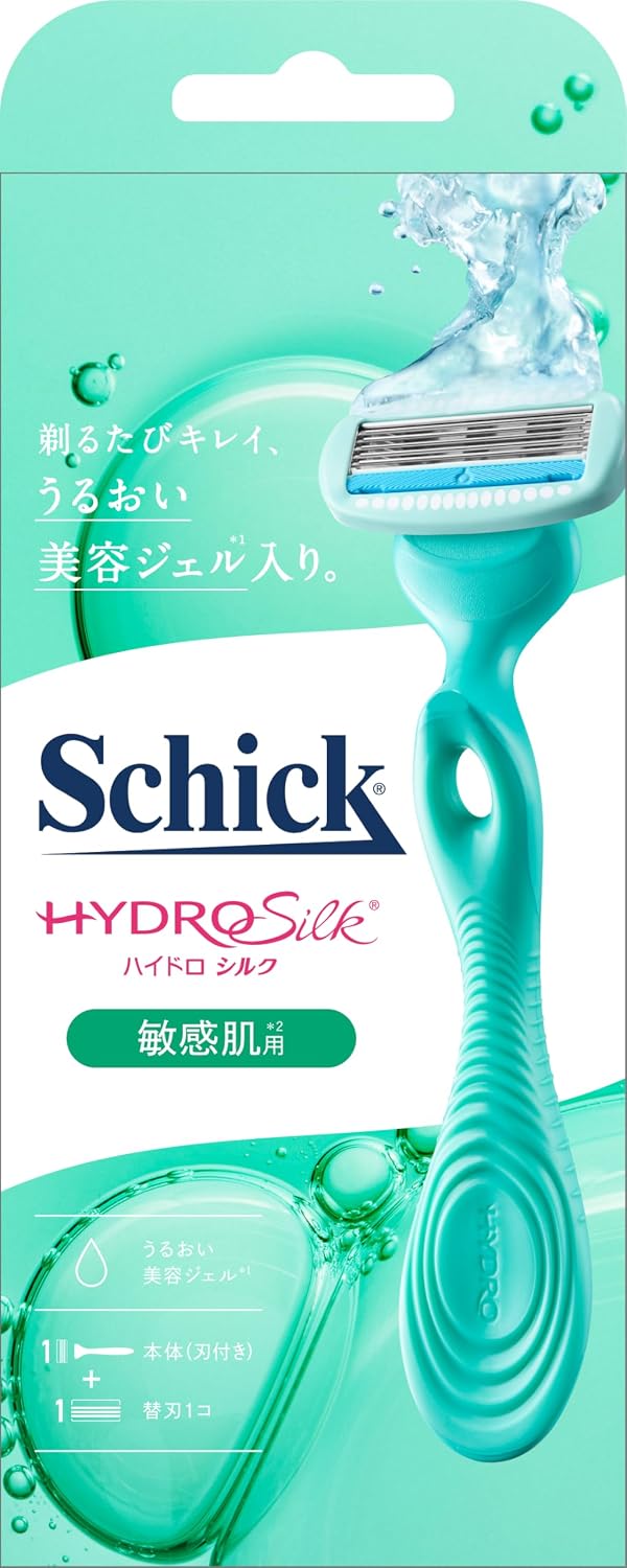 Chic Schick HydroSilk Sensitive Skin Holder with blade + 1 replacement blade