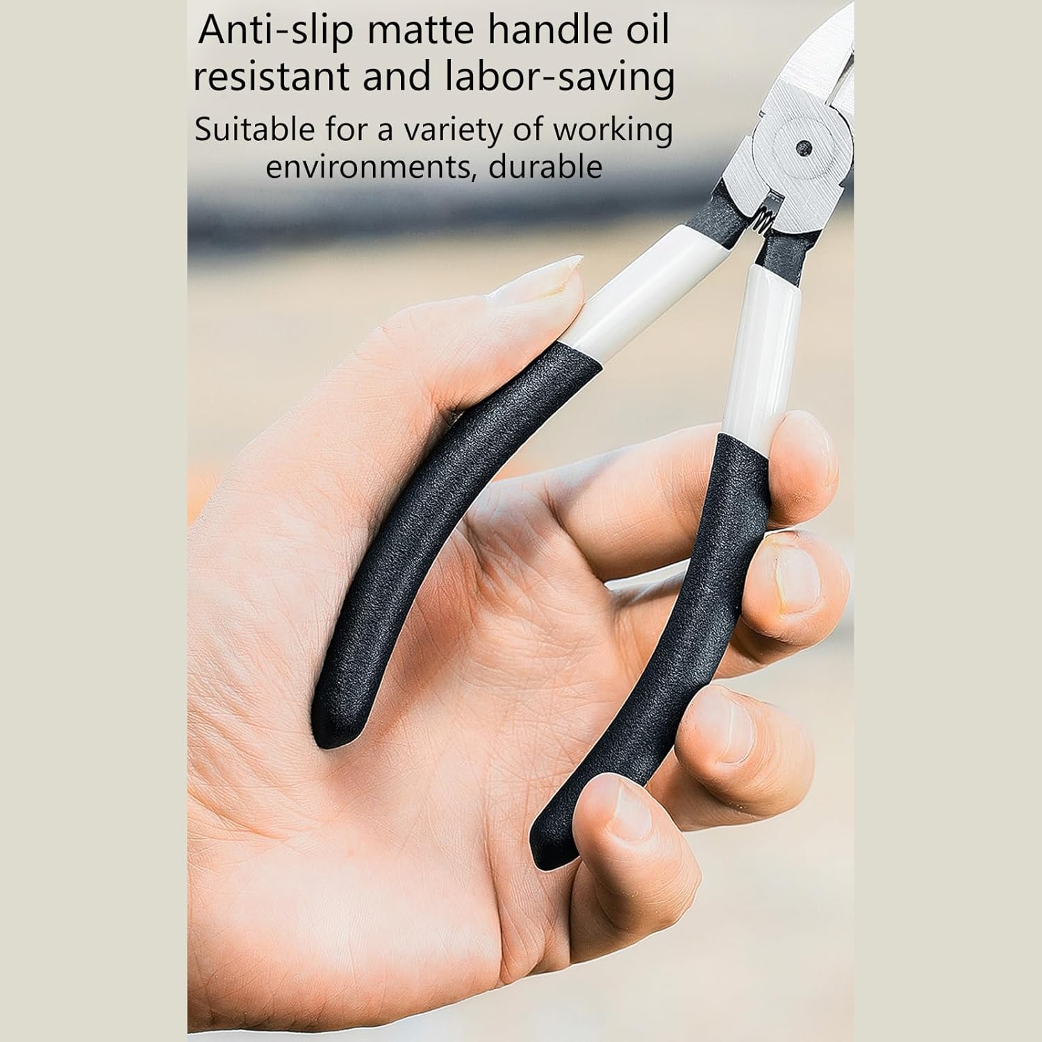 Wire Cutter Precisions Flush Cutter Side Cutting Pliers Diagonal Cutter for Jewelry Making Electronics Wire Tool, 5 inch