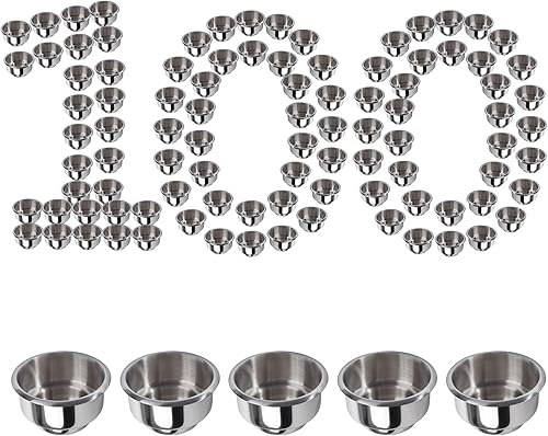 Miniatura 10 de Portavasos de Acero Inoxidable de GSE Games & Sports Expert, Portavasos de Inserción para Mesas de Póker de Casino, Escritorios, Barcos, Caravanas,