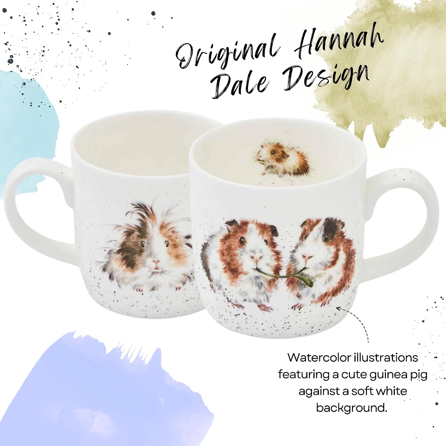 Royal Worcester Wrendale Designs 11 oz Mug, Lettuce be Friends image 3