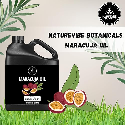 Miniatura 8 de Naturevibe Botanicals - Aceite de maracuyá, 100% puro y natural, ideal para el cuidado de la piel y el cuidado del cabello, 32 onzas