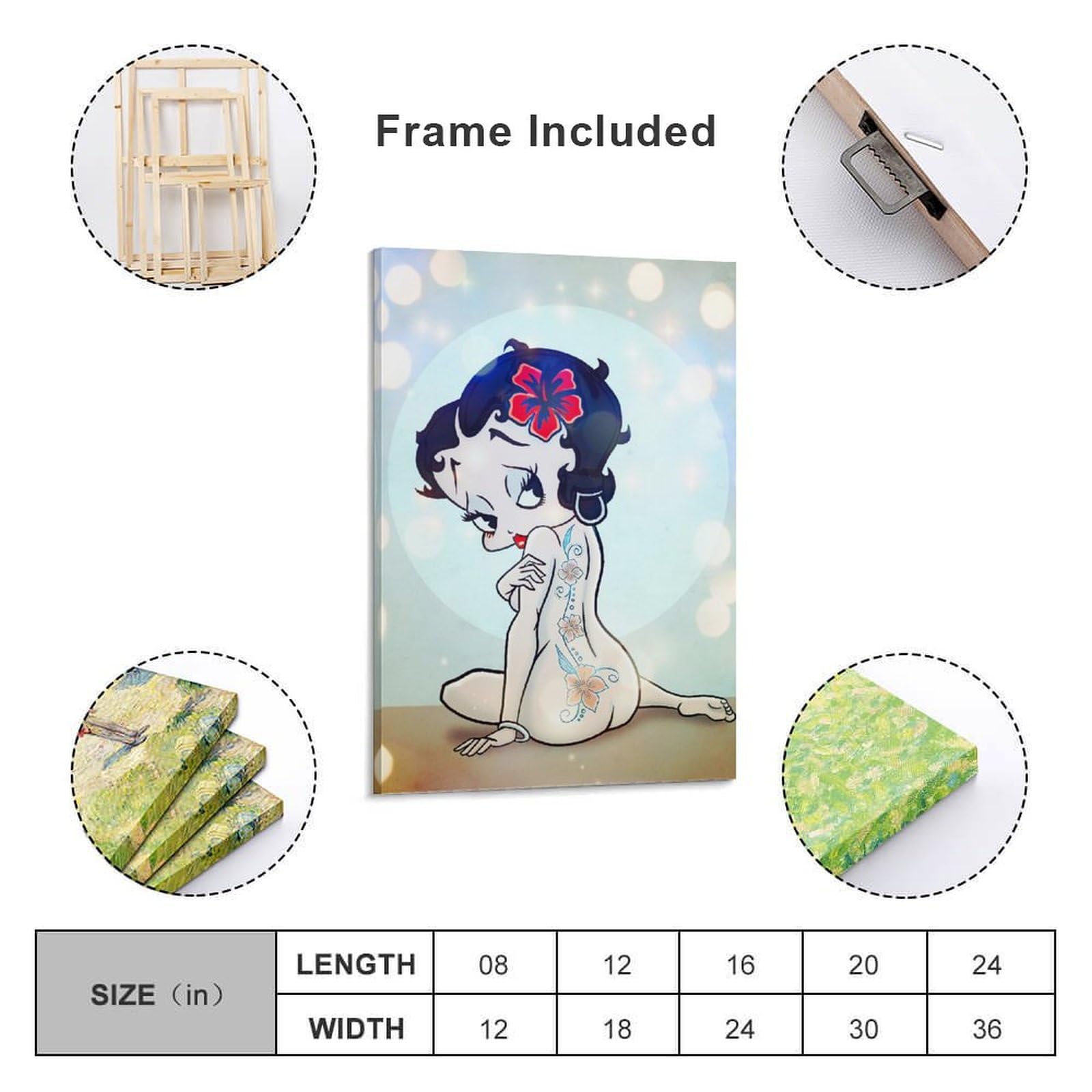 Amazon.co.jp: ベティ.ブープ ベティちゃん ポスターアニメ アート