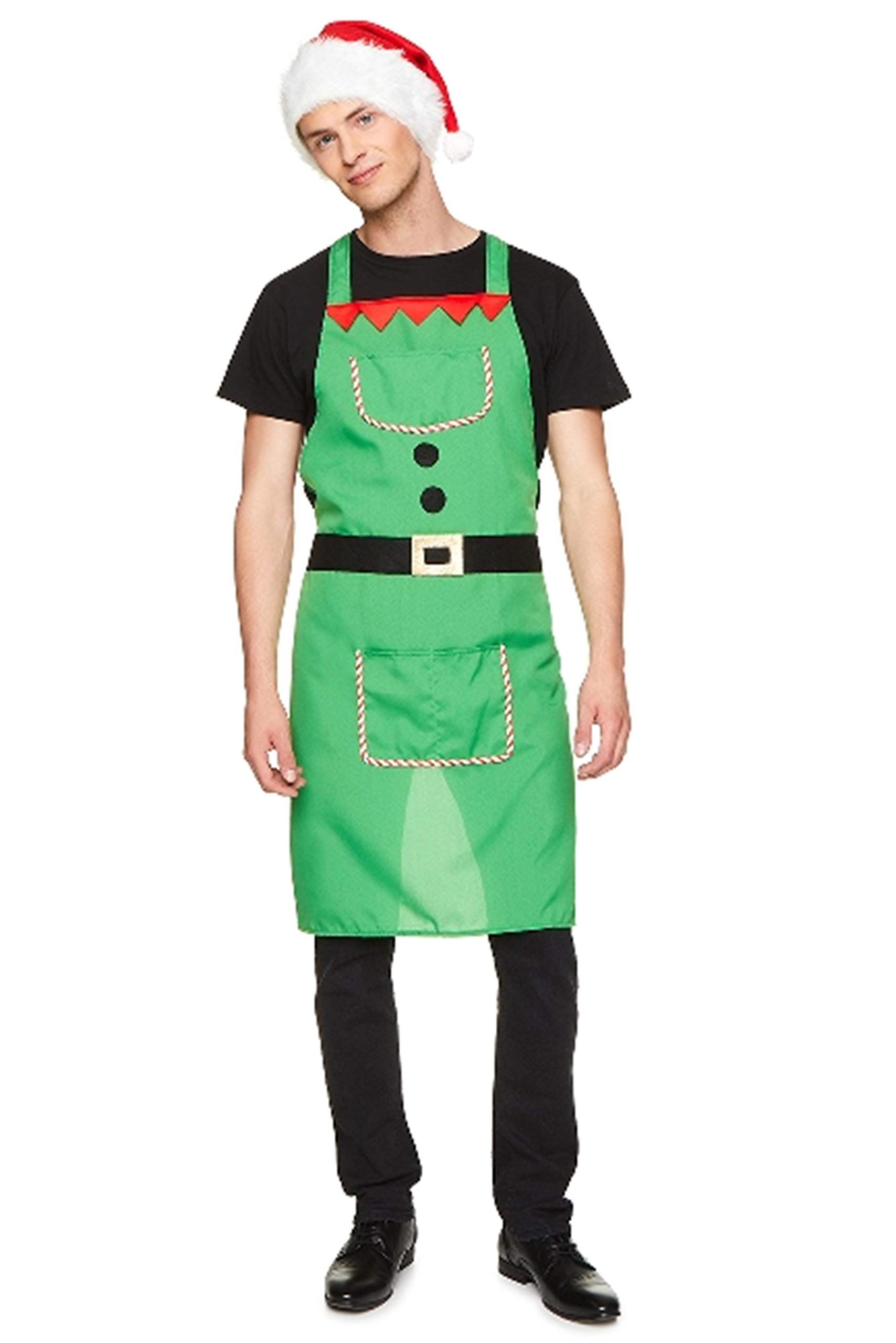Karnival Costumes Men's Multi Elf Apron One Size