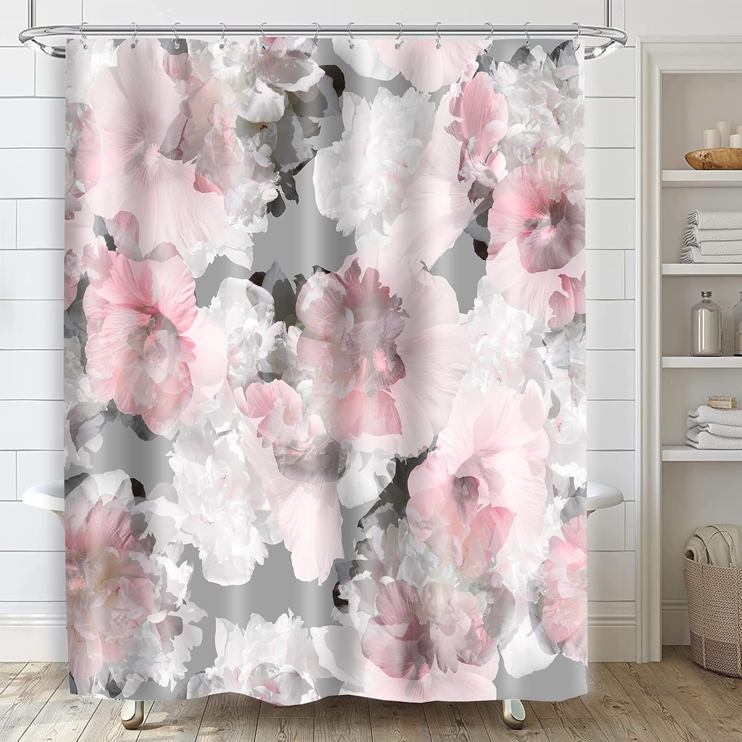 Decoreagy Extra Long Shower Curtain 96 inch Length