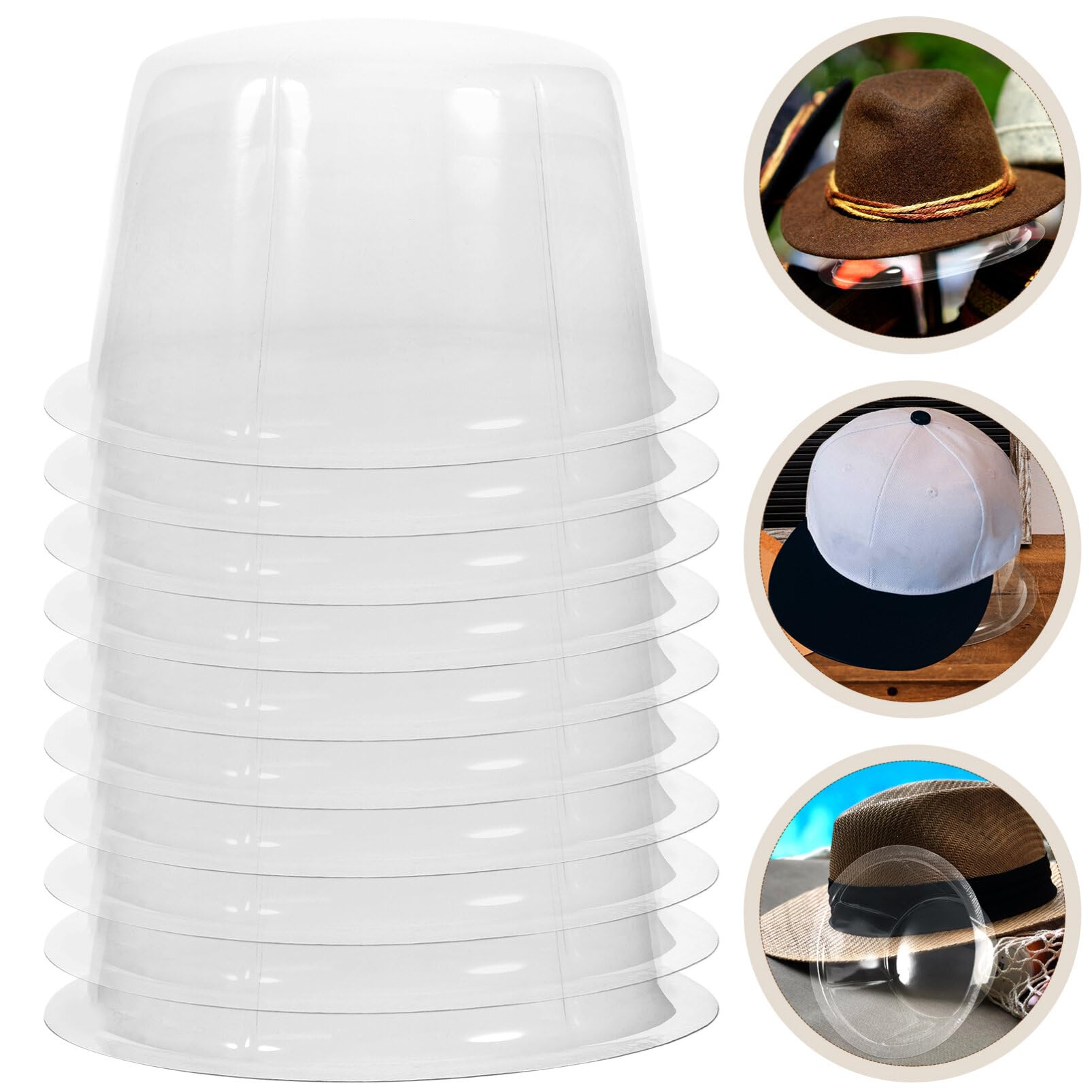 Appendi Cappelli Support Casquette Transparent 2 Pièces - Range Casquette Baseball Sans Montage - Acrylique Support Pour Casquettes De Baseball
