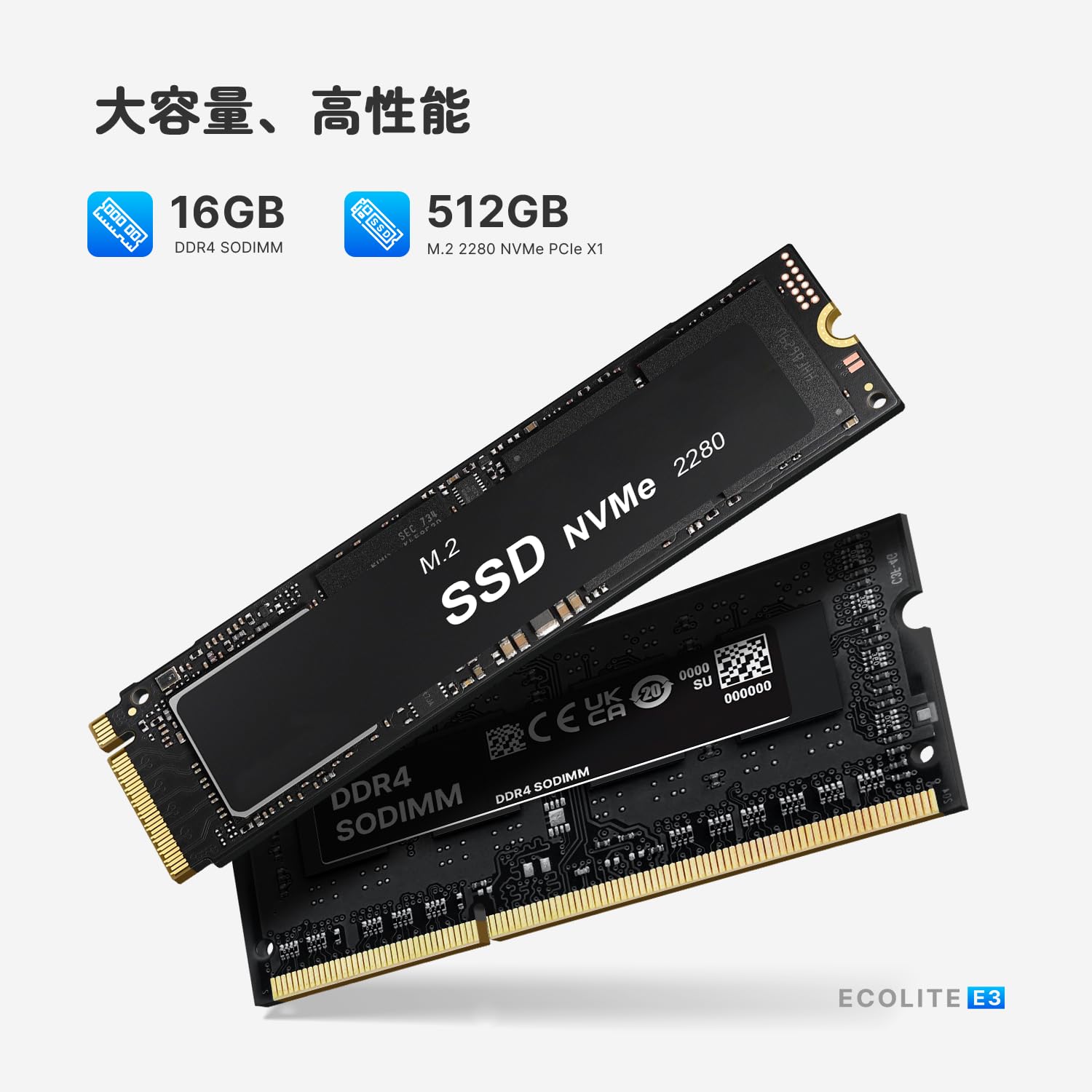 Amazon.co.jp: BOSGAME ECOLITE Series E3 ミニPC N95 MiNipc 16GB