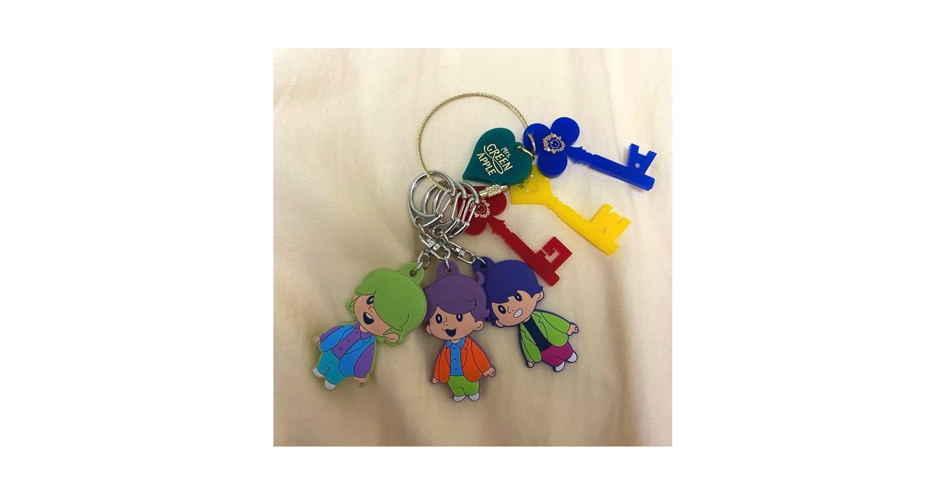 Amazon.co.jp: ミセスグリーンアップル キーホルダーセット