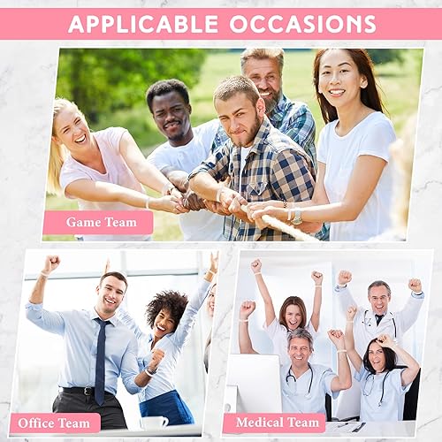 Miniatura 3 de Liliful 100 pulseras de goma de silicona, pulseras de goma, bandas de goma para pulsera de silicona para mujeres y hombres, regalos de fiesta